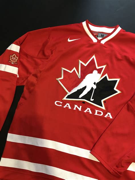 nike team canada 100th anniversary replica jersey